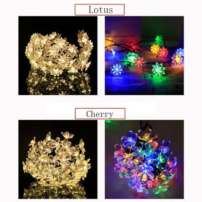 BlossomGlow – Solar-Powered Cherry Blossom Lights